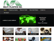 Tablet Screenshot of multi-plastics.com